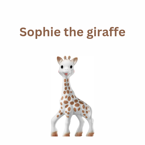 Baby teething toys. Sophie the giraffe