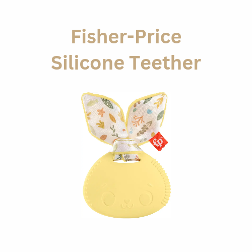 Teething toys for baby.  Fisher-price silicone teether