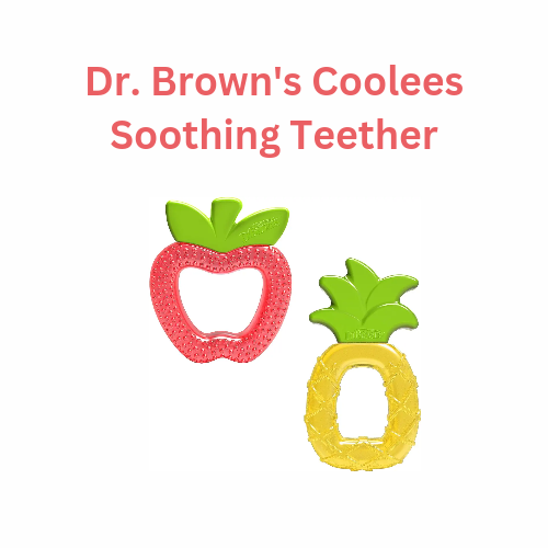 Best baby teething toys. Dr.Brown's coolees soothing teether.